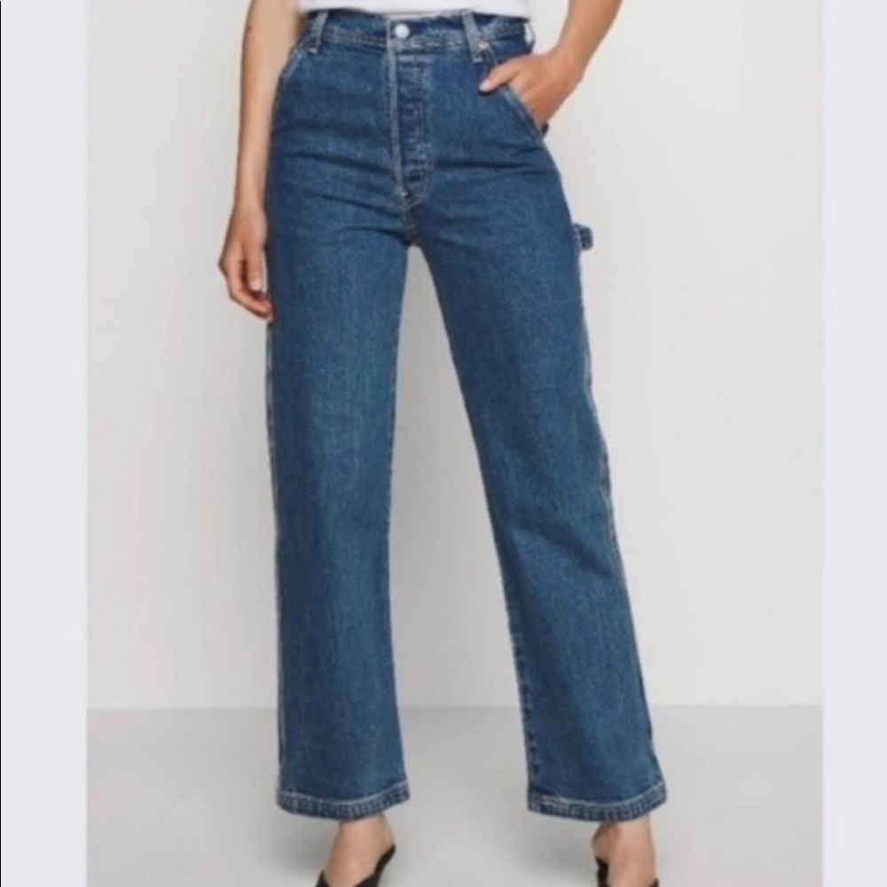 Levi’s Ribcage Straight Ankle Utility Jeans. Size- 30 Excellent Condition